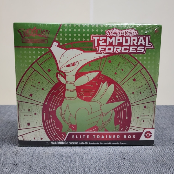 SEALED Pokemon Scarlet & Violet Temporal Forces Elite Trainer Box Ft. 9 SEALED Booster Packs & Promo