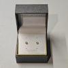 Image 1 : BEAUTIFUL!!! Pair of Primrose 18kt Gold Plating/Sterling Silver Base Cubic Zirconia Stud Earrings