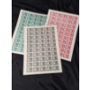 Image 7 : RARE Afghanistan NOT PERFORATED ERROR Stamps 1961 UN Scott 536-538 Full Mint 3 Sheets 
