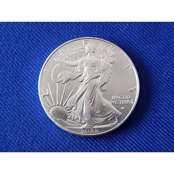 2022 Silver American Eagle $1 Coin - 1 oz .999 Fine Silver