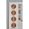 Image 2 : Collection Of (50) Lincoln Memorial Cents With US States Engraved In Educational Display - FV:$ 0.50