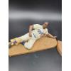 Image 4 : Jackie Robinson & Bo Jackson Baseball Figurines with Stand - Dodgers #42 & Kansas City Royals #16