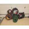 Image 1 : Huge Wreath Lot - with 4 Pre Decorated Wreaths