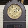 Image 3 : 1920's Junghans Time & Chime Grandfather Clock with Key - Runs & Keeps Time!!! (78.5x20")