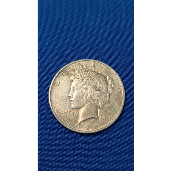 1926-D 90% Silver Peace Dollar