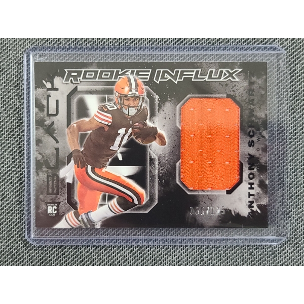 2021 Panini No.RI-AS Anthony Schwartz Rookie Influx Patch Trading Card NUMBERED 055/125