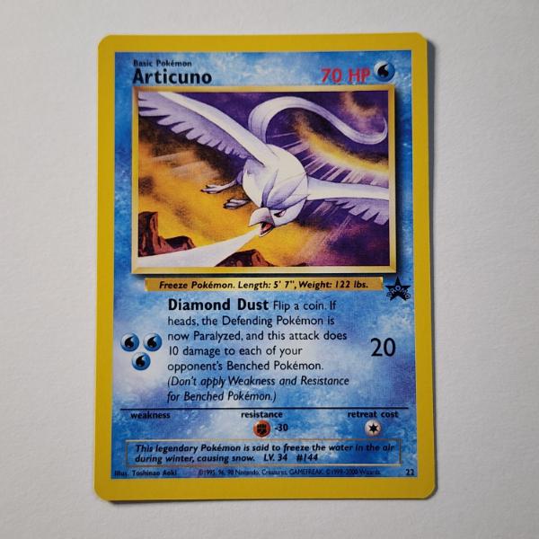 Articuno #22 Black Star Promo Rare Pokemon Trading Card in NM Condition