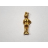 Image 2 : 8K Gold Manneken Pis Charm Brussels Souvenir Pendant - TW: 3.4g - See Description! 