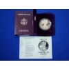 Image 1 : 1991-S Silver American Eagle Proof $1 - 1 Troy oz .999 Fine Silver w/ Box & CoA