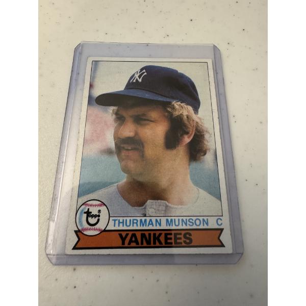 1979 Thurman Munson Topps Baseball Card - Excellent Condition