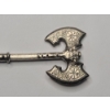 Image 9 : Investment Castor Handcrafted Thors Reward Baldur's Labrys 10.1g .999 Fine Silver Axe