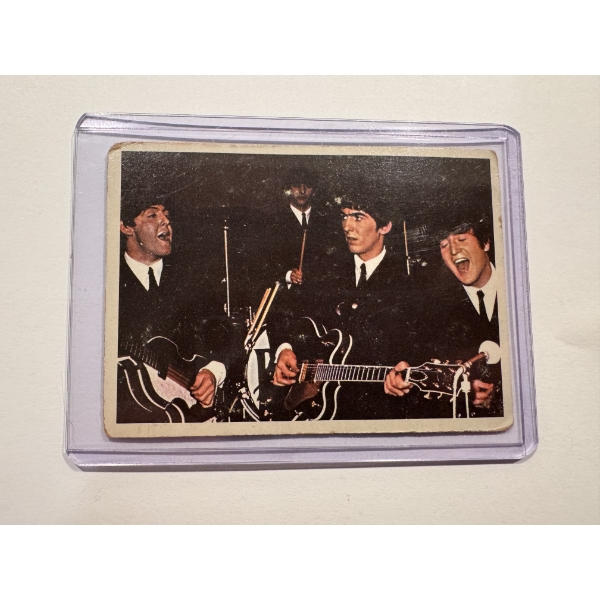 1964 Topps Beatles Card #23A Card In Protective Holder - Incredible Card