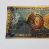 Image 5 : Bitcoin One Hundred Dollar 999999 Gold Foil Note 