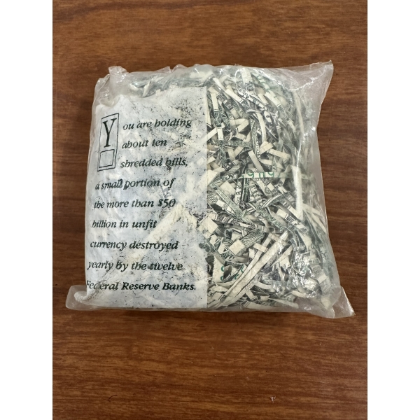 U.S. Shredded Currency - Federal Reserve Bank of Cleveland, Ohio