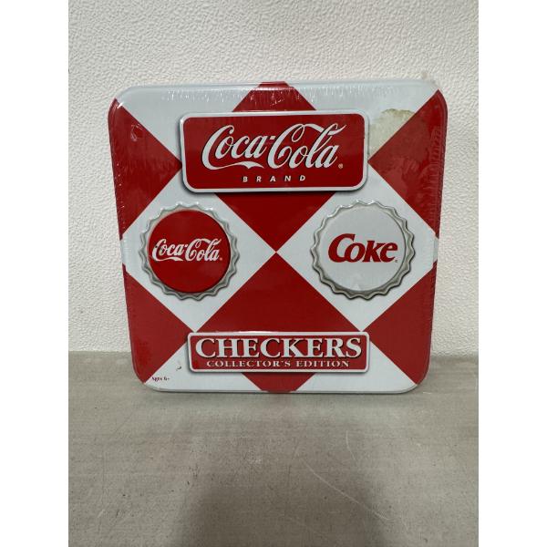Vintage Coca-Cola Checkers Collector's Edition Set - Sealed In Plastic - Never Opened