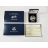 Image 1 : Lewis & Clark Bicentennial Silver Dollar Coin - 90% Silver Uncirculated Coin - Original Box & CoA