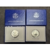 Image 2 : (2) 1986 United States Liberty Half Dollar Uncirculated