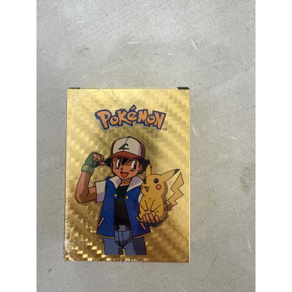 Sealed Pokemon Gold Foil Trading 55 Card Set - Limited Edition Set - Mint Condition - Includes Chari
