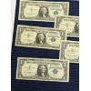 Image 2 : One Dollar Silver Certificates Blue Seal - 1957 (2) - 1957 A (3) - Total of 5 