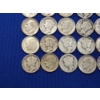 Image 6 : x32 Assorted Year Roosevelt and Mercury Dimes - Mostly Silver - Silver FV: $3.10
