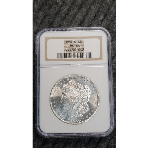 1880-S MS 64 Morgan Silver Dollar