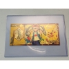 Image 1 : RARE 1996 Pokémon 999999 Gold Foil Note - Pikachu - Mint Condition in Protective Holder
