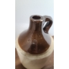 Image 5 : 8 1/2" Vintage Stoneware Whiskey Jug Crock 
