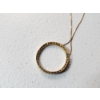 Image 4 : Gorgeous 14K Yellow Gold Circle 18in Necklace Total Weight: 2.9g