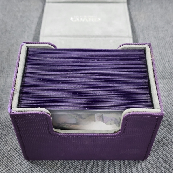Purple Ultimate Guard Deck Box With Magic the Gathering Trading Card Deck