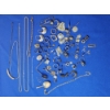 Image 2 : Large Assortment of Sterling Silver Jewelry Pieces: Rings, Bracelets, Necklaces, & More TW: 228.2g