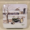Image 1 : John Deere Christmas Tin and Christmas Ornament (not pictured)