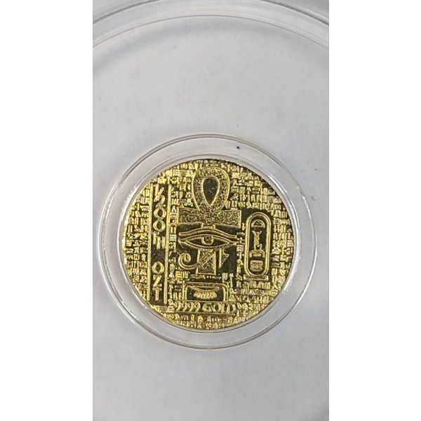 Monarch Precious Metals 1/200th Oz Egyptian Series Fractional .9999 Fine Gold Gold Bullion Round