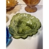 Image 3 : 5 Pieces of Glassware - Pitcher - Leaf Bowl - Flared Glass Bowl - Ashtray - Butter Dish
