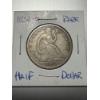 Image 1 : 1854-O United States Seated Liberty Half Dollar - Incredible Coin - Great Piece of History