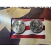 Image 3 : 2008 New Mexico & 2009 Puerto Rico U.S. Minted Uncirculated Quarters w/ Info Cards