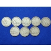 Image 5 : x8 Assorted Years 90% Silver Walking Liberty Half Dollars FV: $4.00