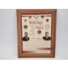 Image 1 : Framed "Strange But True" Lincoln and Kennedy Coin Collection Including 90% & 40% Silver Half Dollar