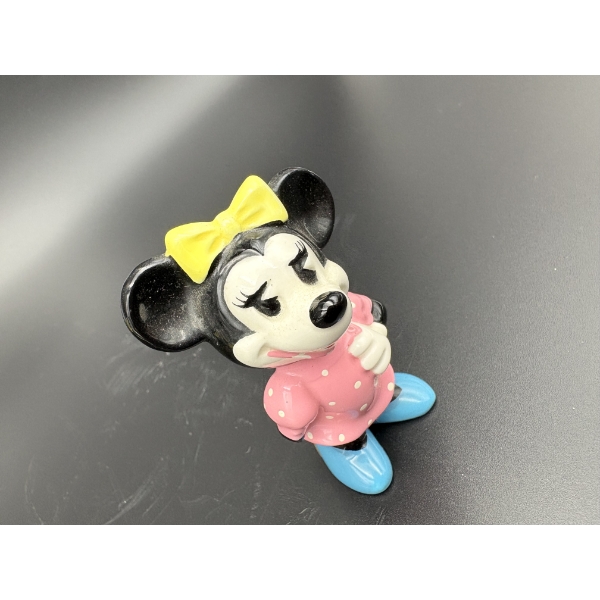 Minnie Mouse Collectible Tiny Ceramic Figurine - Japan - 2.75 inches tall