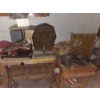 Image 2 : *Pick Up At Louisville Home - No Shipping Available* Vintage Adding Machine, Cast Iron Pans, Wood Ha