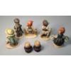 Image 6 : (7) Vintage Collectible Hummel Goebel Porcelain Figurines/Salt & Pepper Shakers