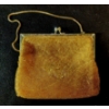 Image 4 : Gorgeous Vintage Unused Ladies Beaded Opera Purse -bGold Plated Frame & Shimmering Golden Bead Work