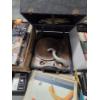 Image 5 : Vintage Media Collection Including Record Player, VHS Tapes, 8 Tracks, Vinal Albums, CED Movie Disks