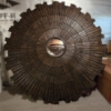 Image 1 : Massive 45" Wall Hanging with Mirror Center