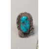 Image 9 : Collection Of Sterling Silver Southwestern Style Jewelry Featuring Turquoise - Total Weight: 20.8g