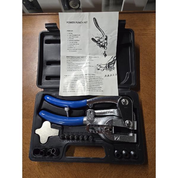 Power Punch Kit in Carrying Case