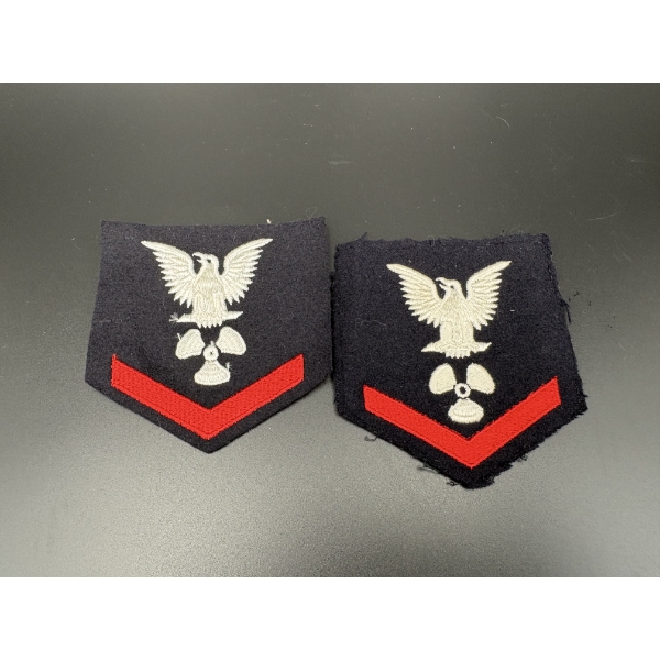 WWII 1945 U.S. Machinists Mate Patches (2 total) 