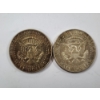 Image 3 : Two 1964 United States 90% Silver Kennedy Half Dollars ~ $1.00 Face Value