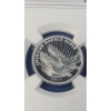 Image 2 : NGC 2023 PF 70 Ultra Cameo 22mm Cook Islands $2 .25 Oz .999 Fine Silver American Double Eagle T-1