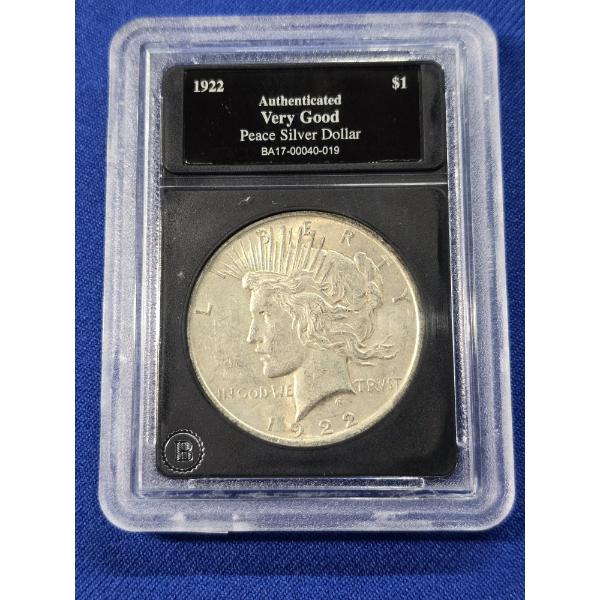 1922 Silver Peace Dollar