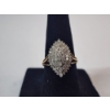 Image 1 : Stunning 14K Yellow Gold Diamond Cluster Ring - Size 6.5 - TW: 3.7g